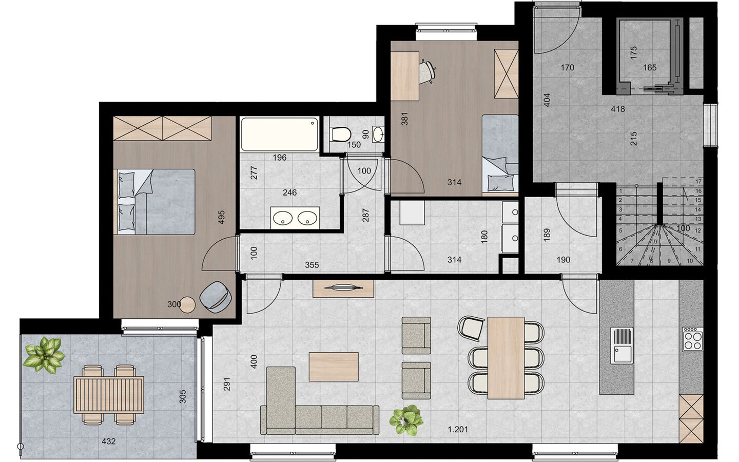 Appartement te koop in Bocholt